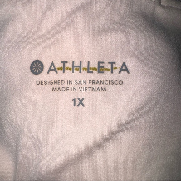 Athleta‎ Asymmetric Elation 7/8 Tight, Red Garnet, Size 1X - Picture 6 of 9